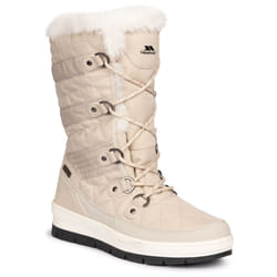 Trespass Womens Snow Boot Fleece Waterproof Evelyn - 8, Stone