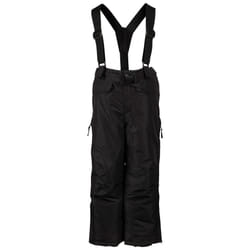 Trespass Kids' Ski Salopettes Padded Northaway - 7/8, Black