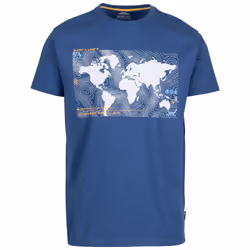 Trespass Mens Casual Chest Print T-Shirt Chera - S, Indigo