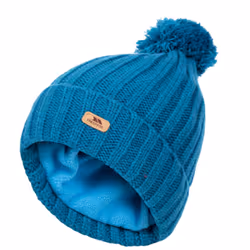 Trespass Unisex Bobble Hat Pom Pom Beanie Thorns - 8/10, Bondi Blue