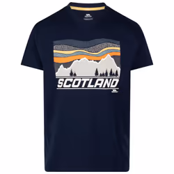 Trespass Men's Casual Printed T-Shirt - Peri - L, Navy
