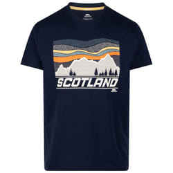 Trespass Men's Casual Printed T-Shirt - Peri - S, Navy