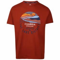 Trespass Men's Casual  Printed T-Shirt - Sastha - M, Salsa