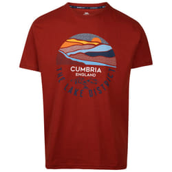 Trespass Men's Casual  Printed T-Shirt - Sastha - XL, Salsa