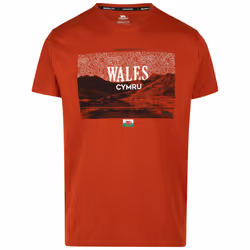Trespass Men's Casual Printed T-Shirt - Ashta - L, Salsa