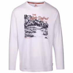 Trespass Men's  Casual Printed T-Shirt - Chira - S, White