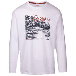 Trespass Men's  Casual Printed T-Shirt - Chira - S, White