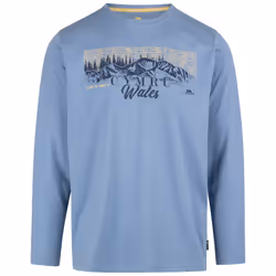 Trespass Men's Casual T-Shirt - Kulam - S, Denim Blue Marl