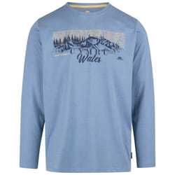 Trespass Men's Casual T-Shirt - Kulam - XXL, Denim Blue Marl
