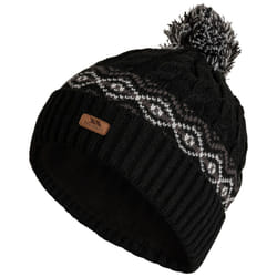 Trespass Mens Bobble Beanie Hat Andrews - EACH, Black/White