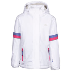Trespass Girls Padded Waterproof Ski Jacket Kharli - 3-4 Years, White