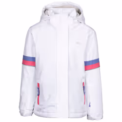 Trespass Girls Padded Waterproof Ski Jacket Kharli - 9-10 Years, White
