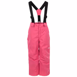 Trespass Kids Waterproof Insulated Ski Salopettes - Rumi - 3-4 Years, Soft Pink