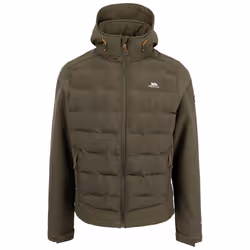 Trespass Mens Softshell Jacket With Hood Alwero - XS, Dark Vine