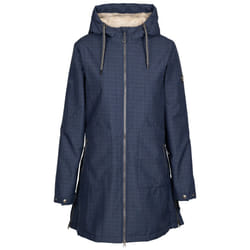 Trespass Womens Waterproof Jacket with Hood Neeska - 18, Navy