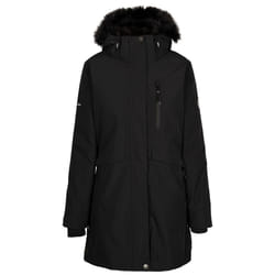 Trespass Womens Waterproof Jacket With Hood Zambel - 18, Black