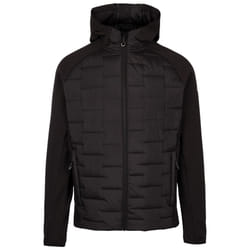 Trespass Mens Active Top Hooded Full Zip Hebner - L, Black