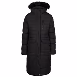 Trespass Womens Padded Jacket Long Length Sasha - 12, Black