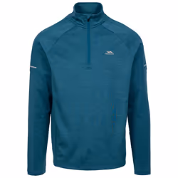 Trespass Mens Top Quick Dry Long Sleeve Caldez - S, Bondi Blue Marl