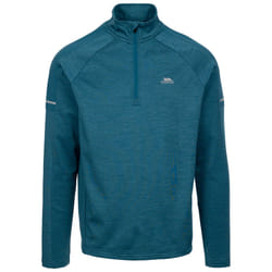 Trespass Mens Top Quick Dry Long Sleeve Caldez - S, Bondi Blue Marl