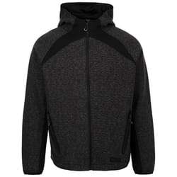 Trespass Mens Active Top Hooded Full Zip Chapa - M, Black