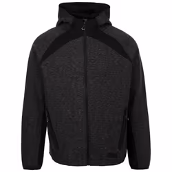 Trespass Mens Active Top Hooded Full Zip Chapa - XS, Black