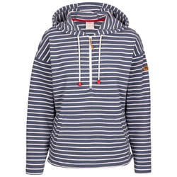 Trespass Womens Hoodie Long Sleeve 1/2 Zip Softly - 12, Navy