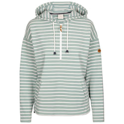 Trespass Womens Hoodie Long Sleeve 1/2 Zip Softly - 12, Teal Mist