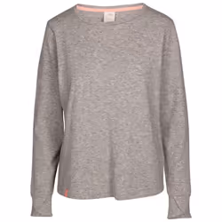 Trespass Womens Long Sleeve Top Knitted Marl Rina - 8, Grey Marl