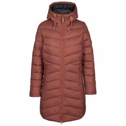 Trespass Womens Padded Jacket Long Length Turka - 8, Mulberry