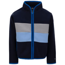 Trespass Boys Fleece Hoodie with Pockets Fareham - 7-8 Years, Navy