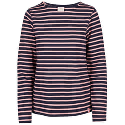 Trespass Womens Long Sleeve Striped Pullover Karen - 18, Pink Shell Stripe