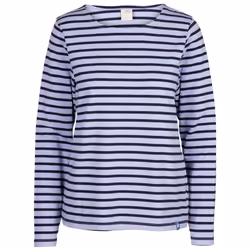 Trespass Womens Long Sleeve Striped Pullover Karen - 12, Cool Blue Stripe