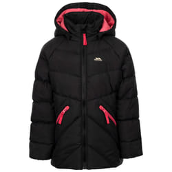 Trespass Kids Padded Jacket with Hood Annah - 2-3 Years, Black