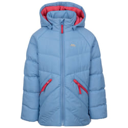 Trespass Kids Padded Jacket with Hood Annah - 9-10 Years, Cornflower