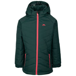 Trespass Kids Quilted Padded Casual Jacket Andee - 5-6 Years, Pine