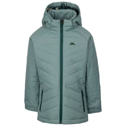 Trespass Kids Quilted Padded Casual Jacket Andee - 5-6 Years, Teal Mist