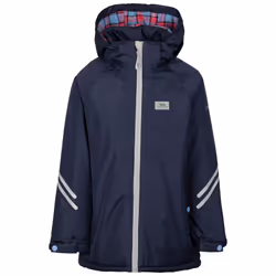Trespass Kids Waterproof Jacket Hooded Valleyfield - 3-4 Years, Navy