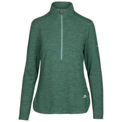 Trespass Womens Long Sleeve 1/2 Zip Top Kansas - 16, Teal Mist Marl