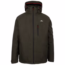 Trespass Mens Waterproof Jacket with Hood Fyfinn - XL, Dark Vine Marl