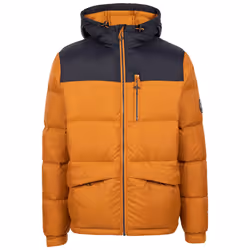 Trespass Mens Down Jacket Hooded Padded Erris - XXL, Ginger