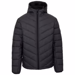 Trespass Mens Padded Casual Jacket Coat Didmarton - M, Dark Grey Marl