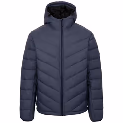 Trespass Mens Padded Casual Jacket Coat Didmarton - S, Navy Marl