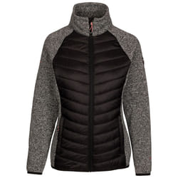 Trespass Womens Marl Fleece With Hood Rita - 8, Grey Marl