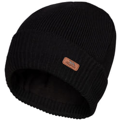 Trespass Unisex Adult Beanie Fleece Lined Chuck - S/M, Black