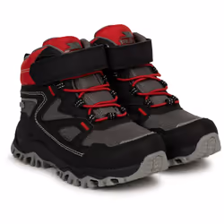 Trespass Unisex Kids Casual Walking Boots Adair - 6, Black/Red