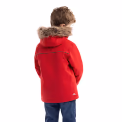 Trespass Boys Waterproof Padded Coat - Upsider - 3 years to 4 years, Red