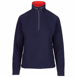 Trespass Womens Fleece Jacket With 1/2 Zip Skylar - 8, Navy / Red