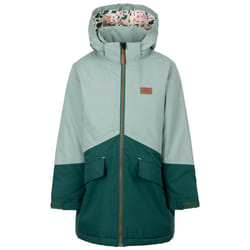 Trespass Kids Waterproof Jacket with Hood Oleta - 5-6 Years, Teal Mist