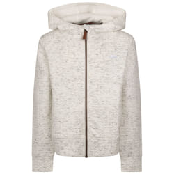 Trespass Girls Zip Up Jaquard Hoodie Winnie - 7-8 Years, Ghost Marl